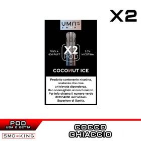 Coconut Ice UMA SWAP Pod Precaricate UMA.mi 2ml - 2 pezzi - Cocco Ghiaccio