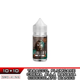 JANEIRO BLACK Mini Shot 10+10 ml LS PROJECT Plumcake Cioccolato Bianco Crema Banana Tabacco