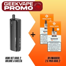 PROMO SOUL 2 KIT x1 + OMAGGIO 2x POD SOUL 2 by GEEKVAPE