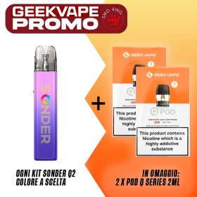 PROMO SONDER Q2 KIT x1 + OMAGGIO 2x POD Q Series by GEEKVAPE