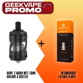 Z NANO MTL TANK x1 + OMAGGIO 1x COIL B MTL by GEEKVAPE