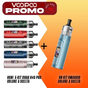 PROMO KIT DRAG H40 5 + 1 KIT OMAGGIO VOOPOO