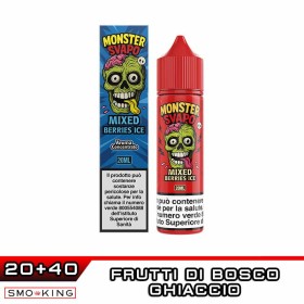 MIXED BERRIES ICE Liquido Shot 20ml MONSTER SVAPO Frutti di Bosco Ice