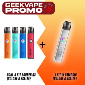 PROMO SONDER Q3 KIT 4 + 1 KIT SONDER Q3 OMAGGIO GEEKVAPE