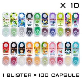 CLICK BALL Flavored Beads (Blister: 100 Caps cad) - 10pc