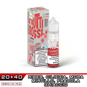 FRUTTI ROSSI VaporICE Shot 20ml VAPORART Fragola Mora Ciliegia Mirtillo Ribes Ghiaccio