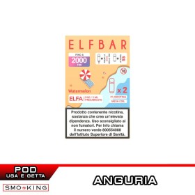 ELFA Watermelon SUMMER EDITION 2026 Pod Usa e Getta Elfbar 2 Pezzi Anguria