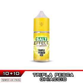 TRIPLE PEACH ICE Salt Effect Mini Shot 10+10 ml Shock Wave by ADG Pesca Ghiaccio