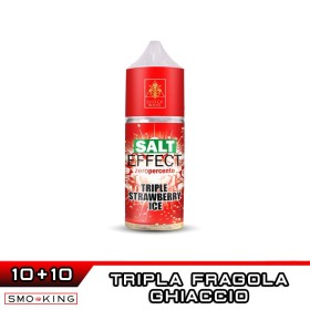 TRIPLE STRAWBERRY ICE Salt Effect Mini Shot 10+10 ml Shock Wave by ADG Fragola Ghiaccio