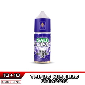 TRIPLE BLUEBERRY ICE Salt Effect Mini Shot 10+10 ml Shock Wave by ADG Mirtillo Ghiaccio