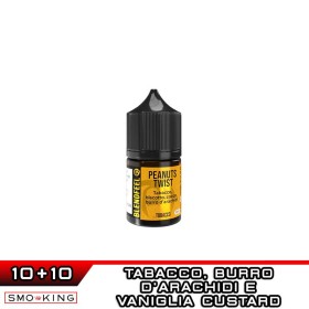 PEANUTS TWIST Longfill Mini Shot 10+10 ml BLENDFEEL Tabacco Custard Burro d'Arachidi