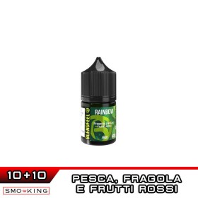 RAINBOW Longfill Mini Shot 10+10 ml BLENDFEEL Fragola Pesca Frutti Rossi