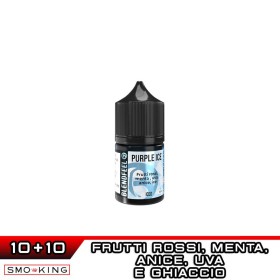 PURPLE ICE Longfill Mini Shot 10+10 ml BLENDFEEL Frutti Rossi Uva Menta Anice Ice
