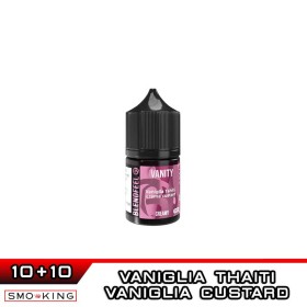VANITY Longfill Mini Shot 10+10 ml BLENDFEEL Vaniglia Thaiti Vanilla Custard