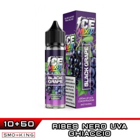 BLACK GRAPE Aroma Shot 10ml in 60ml GALACTIKA ICE MIXED Ribes Nero Uva Ghiaccio