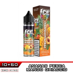 PINEPEACH MANGO Aroma Shot 10ml in 60ml GALACTIKA ICE MIXED Pesca Ananas Mango Ghiaccio