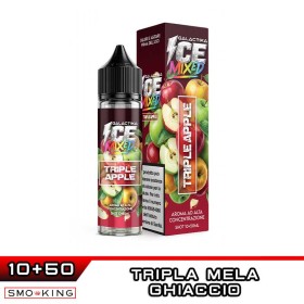 TRIPLE APPLE Aroma Shot 10ml in 60ml GALACTIKA ICE MIXED Tripla Mela Ghiaccio