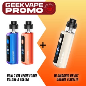 PROMO AEGIS FORCE KIT 2 +1 KIT OMAGGIO AEGIS FORCE GEEKVAPE