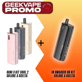PROMO SOUL 2 KIT 3 + 1 KIT SOUL 2 OMAGGIO by GEEKVAPE
