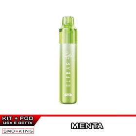 ELFBAR PLUS Kit VERDE + Pod Precaricata SPEARMINT 12K Puff (2ml+8ml) ELFBAR Menta