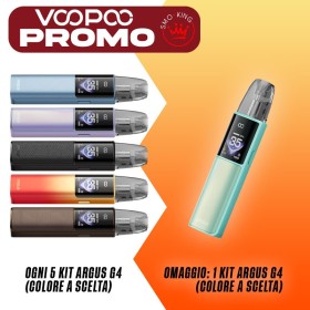 PROMO ARGUS G4 KIT 5+1 KIT OMAGGIO by VOOPOO