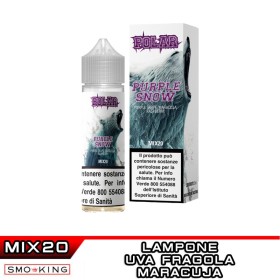 PURPLE SNOW Polar Mix&Vape 20 ml TNT Vape Ice Lampone Frutto della Passione Passion fruit Uva fragola