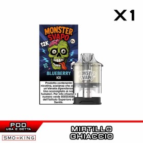 BLUEBERRY ICE Disposable Pod MONSTER SVAPO 1 Piece