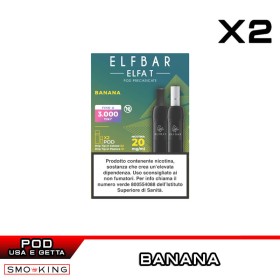 ELFA T Banana Pod Usa e Getta ELFBAR 2 Pezzi Banana