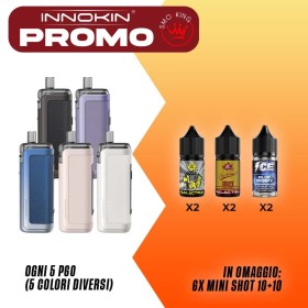 PROMO PACK INNOKIN P60 Bundle 5 KIT + 6 MINI SHOT Galactika OMAGGIO