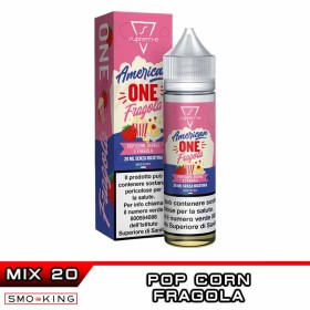 AmericanONE Fragola Mix&Vape 20 ml Suprem-e Pop Corn Burro Fragola