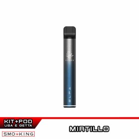 ELFA Kit TWILIGHT BLUE Batteria Ricaricabile 500mAh + Pod BLUEBERRY Elfbar