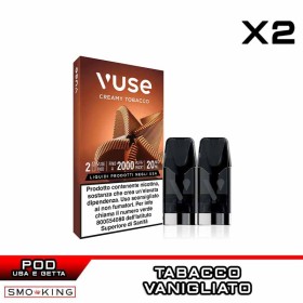 Creamy Tobacco VUSE PRO ONE Pod Precaricate VUSE 1000 Puff - 2 Pezzi - Tabacco Vanigliato