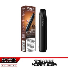 VUSE PRO ONE Kit Batteria Ricaricabile 750mAh + Pod CREAMY TOBACCO Vuse