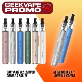 PROMO WENAX M2 Leather KIT 6+2 KIT WENAX M2 Leather OMAGGIO by GEEKVAPE
