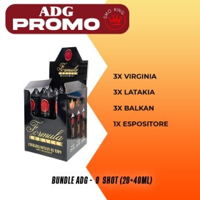 PROMO PACK ADG Bundle (9 SHOT Formula Tobacco Millesimato) + FREE DISPLAY