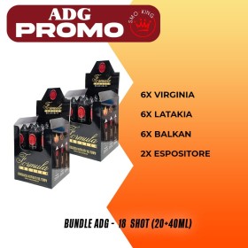 PROMO PACK ADG Bundle (18 SHOT Formula Tobacco Millesimato) + ESPOSITORE OMAGGIO