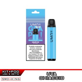 UMA BEAT Kit Batteria Ricaricabile 360mAh + Pod GRAPE ICE UMA.mi