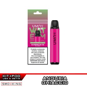 UMA BEAT Kit Batteria Ricaricabile 360mAh + Pod WATERMELON ICE UMA.mi
