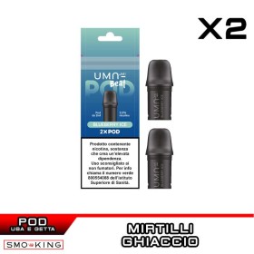 Blueberry Ice UMA BEAT Pod Precaricate UMA.mi 2ml - 2 pezzi - Mirtillo Ghiaccio