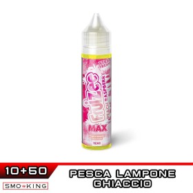 PEACH RASPBERRY FRUIZEE MAX Aroma Shot 10 ml in 60 ml Eliquid France Lampone Pesca Ice