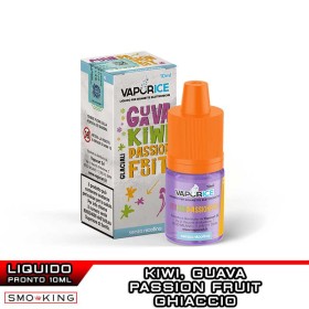 GUAVA KIWI PASSION FRUIT VaporICE Liquido Pronto Nicotina 10ml VAPORART Cola Ghiaccio
