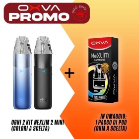 PROMO OXVA NEXLIM 2 MINI Kit 2 + 1 Pod Pack Nexlim OMAGGIO by OXVA