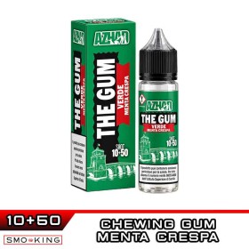 The Gum VERDE Shot 10ml in 60ml AZHAD Chewing Gum Menta Crespa