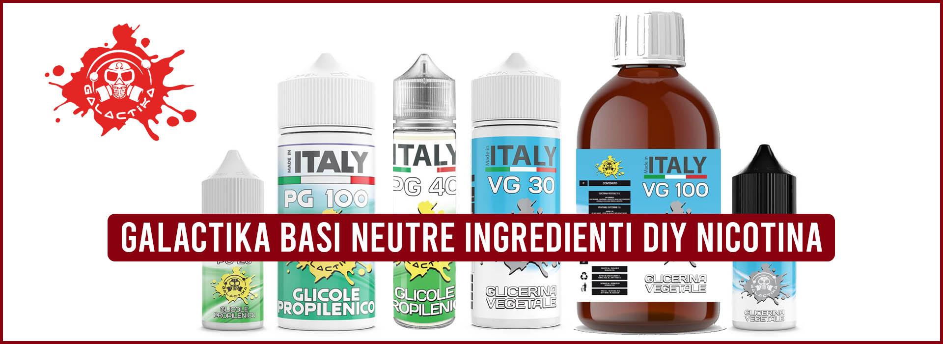 Basi Neutre Sigaretta Elettronica Glicerina VG / Glicole PG