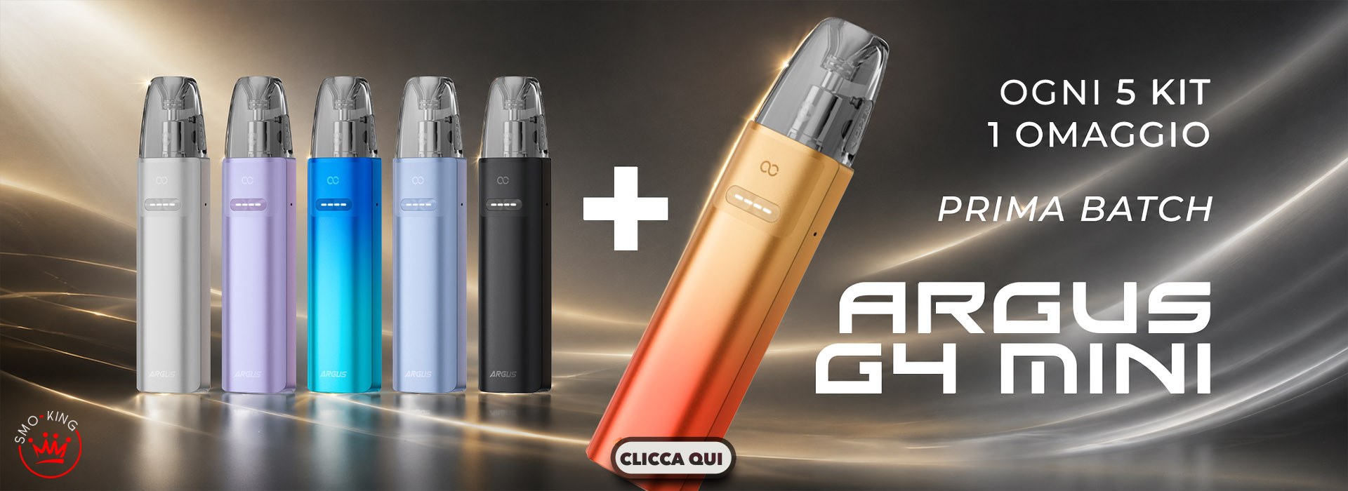 PROMO VOOPOO ARGUS G4 MINI 5+1 OMAGGIO