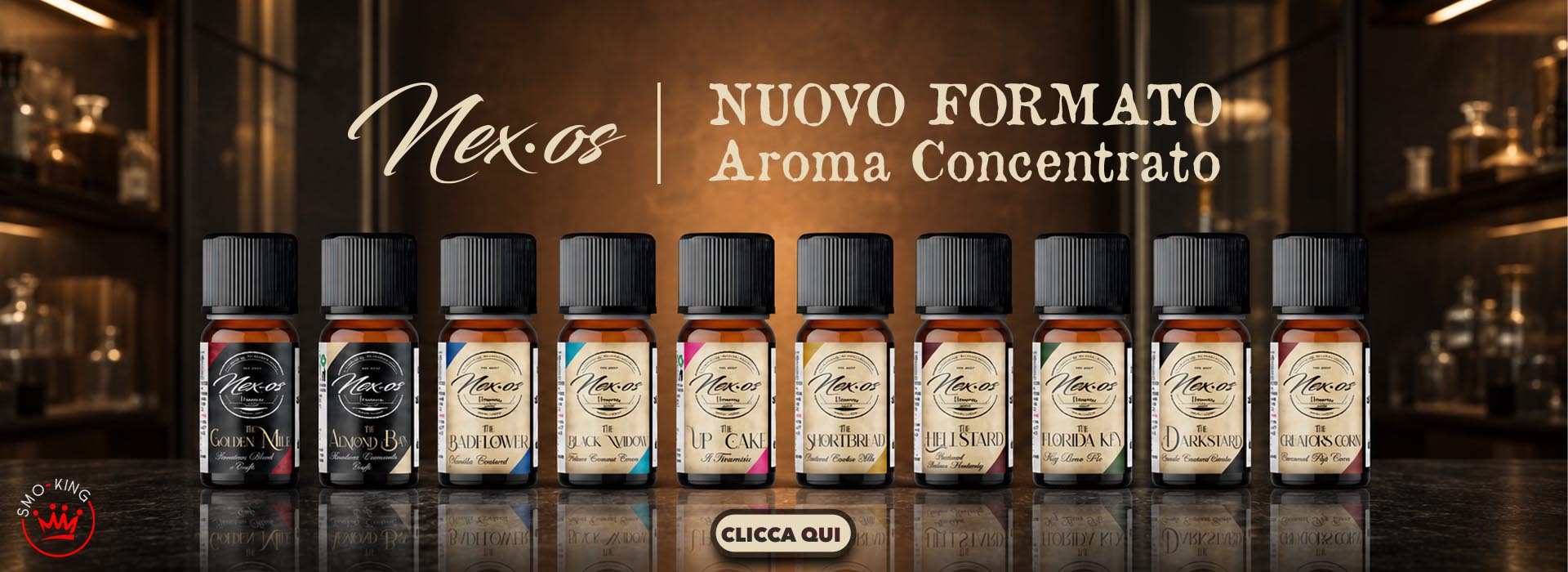 Ingrosso NEX-OS Aromi Concentrati per Sigarette Elettroniche | SmoKingB2B