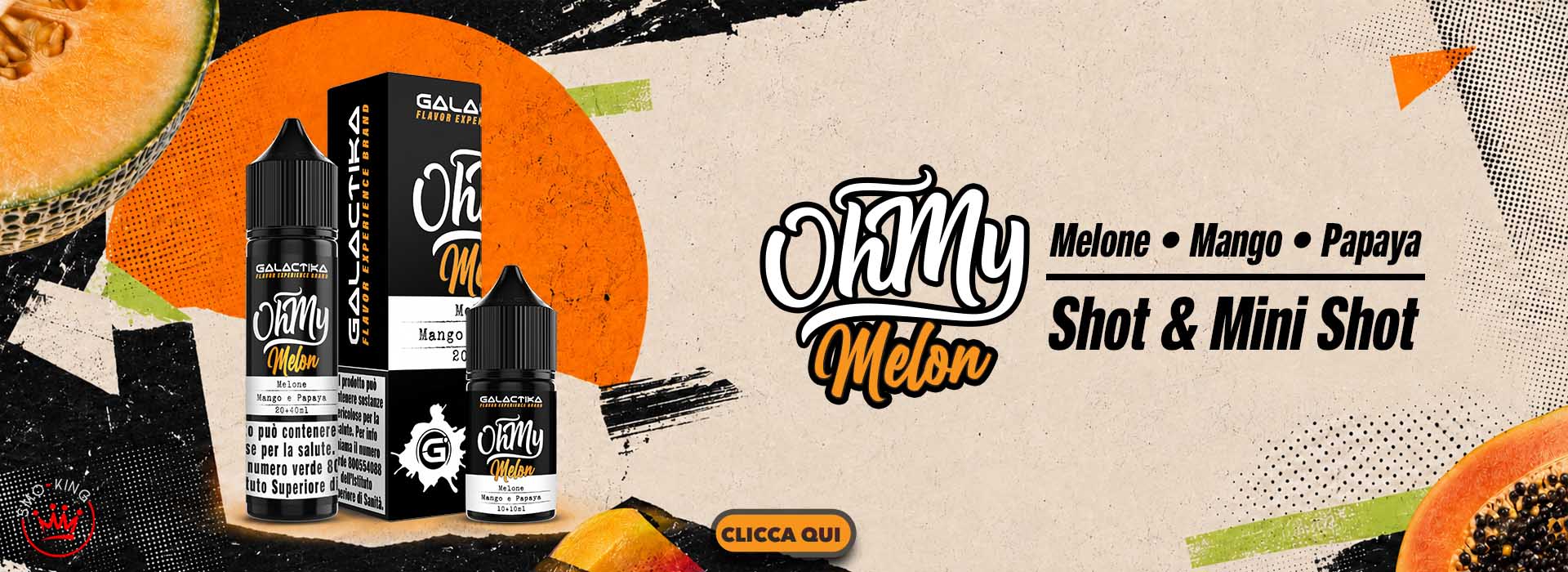 OHMY MELON Liquidi Scomposti OHMY Vale & GALACTIKA 